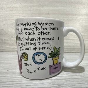 Designers Collection Stoneware 11oz Work Novelty Mug Tick Tick Tick 40618